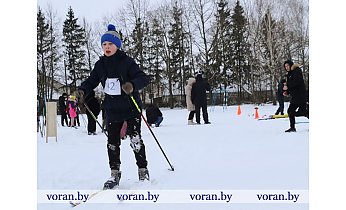 В Вороновском районе прошел районный этап республиканских соревнований по биатлону «Снежный снайпер» 