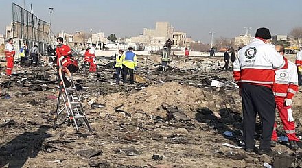 В Иране завершилась идентификация тел погибших в сбитом самолете украинцев