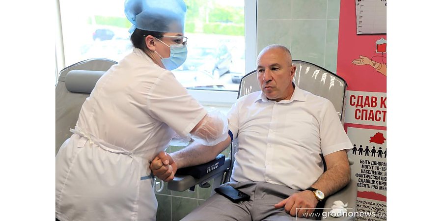В Гродненской пограничной группе прошла донорская акция