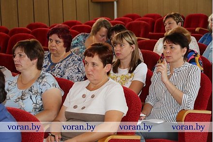 Сегодня в Вороново прошел семинар-учеба председателей и управляющих делами сельских исполнительных комитетов