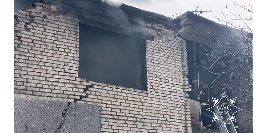 Вспышка газовоздушной смеси и обрушение. В МЧС рассказали об инциденте в Гродненском районе