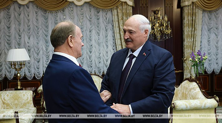 Александр Лукашенко встретился с лидером КПРФ Геннадием Зюгановым