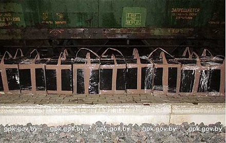 Лидские пограничники на ж/д станции "Бенякони" за одни сутки нашли в вагонах контрабанду на 34 тысячи рублей