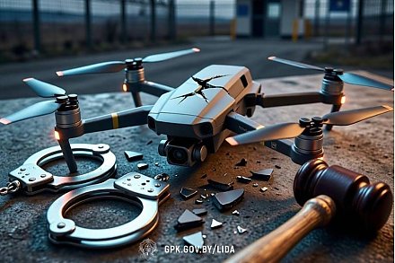 Лидский пограничный отряд предупреждает об ответственности при обращении с БЛА