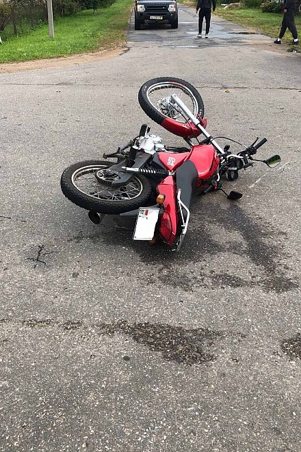 В Вороново произошло ДТП с участием мотоциклиста