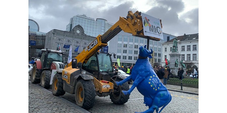 Недовольство фермеров в Европе растет. Протестов становится больше