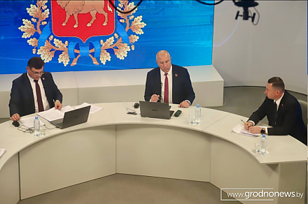 У руководства области и города во время онлайн-стрима спросили, какие зеленые зоны планируют создать в Гродно и как будут озеленять новые микрорайоны