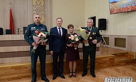 В Гродненском райисполкоме состоялся торжественный прием, приуроченный ко Дню Независимости Республики Беларусь
