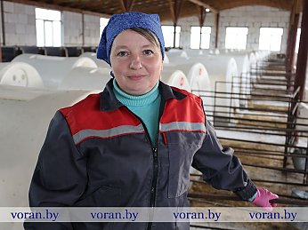 По труду и медаль у оператора по выращиванию телят МТФ «Лелянцы» сельхозпредприятия «Гирки» Елены Полубенко