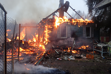 Две летние кухни горели в Гродненской области на минувшей неделе