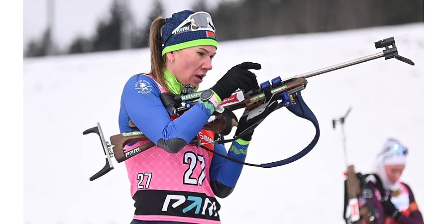 Белоруски заняли третье место в эстафете на чемпионате России по биатлону
