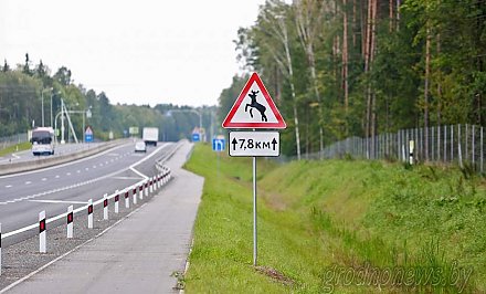 На трассе М6 устанавливают дорожные знаки