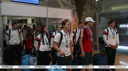 Белорусская делегация вернулась с Европейского юношеского олимпийского фестиваля