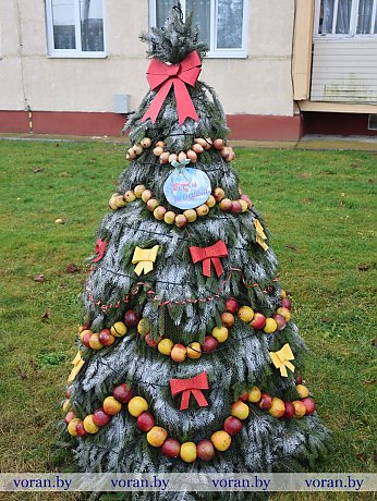 Вороново начинает сверкать. Аллея креативных дизайнерских елок появилась на улице Юбилейной в райцентре