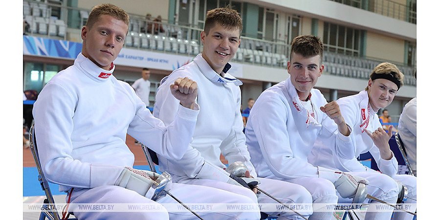 Белорусские пятиборцы Никита Лысенко и Назар Сивицкий выиграли серебро в эстафете на II Играх стран СНГ