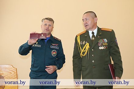 Спасибо за службу! Начальника Вороновского РОЧС проводили на заслуженный отдых