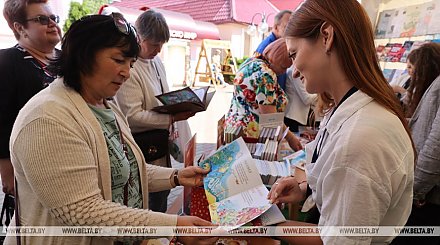 Семейные ценности стали главной темой павильона БСЖ в День белорусской письменности
