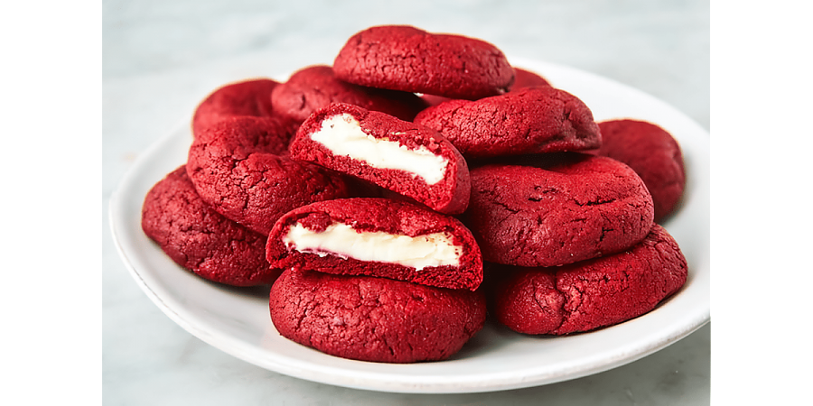 Печенье «Красный бархат» с начинкой: просто, быстро и восхитительно