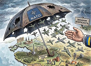 Под «чужим» зонтиком: почему НАТО разрешает украинским дронам падать на Прибалтику
