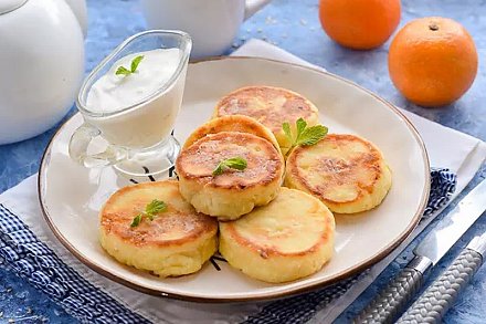 Ресторанный рецепт пышных и нежных сырников