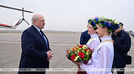 Александр Лукашенко прибыл с рабочей поездкой в Гродно