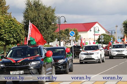 «Эстафета адзінства» злучыла Воранава і Радунь