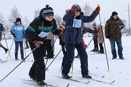 Детские соревнования «Снежный снайпер» проходят на Вороновщине