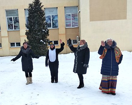 Несмотря на зимнюю стужу, на Вороновщине возобновились концерты выходного дня