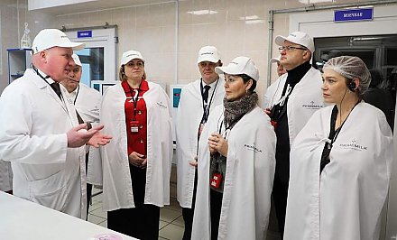 Делегация из Калининградской области в рамках проекта «Россия-Беларусь: крепкое партнёрство» посетила ООО «Праймилк»