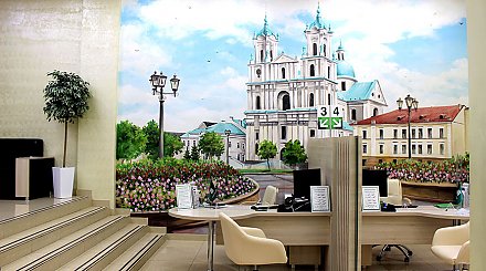 К 100-летнему юбилею яркие и колоритные художественные росписи украсили 7 отделений Беларусбанка