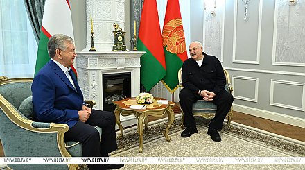 Александр Лукашенко и Мирзиёев провели встречу накануне официальных переговоров