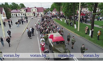 Воздушный репортер. Шествие поколений "Беларусь помнит". Помним каждого