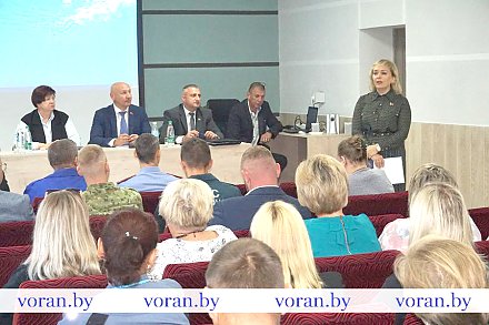 Вопросам общественной безопасности был посвящен блок выступлений членов информационных групп в ходе ЕДИ в Вороновском районе 