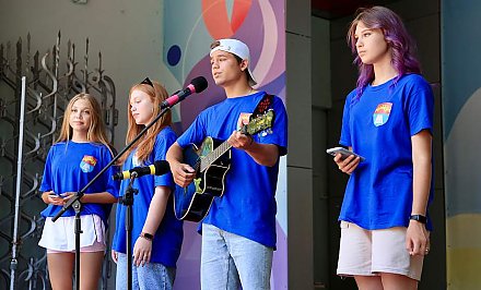 В Гродно прошел фестиваль творчества студотрядов «БСО – это мы!»