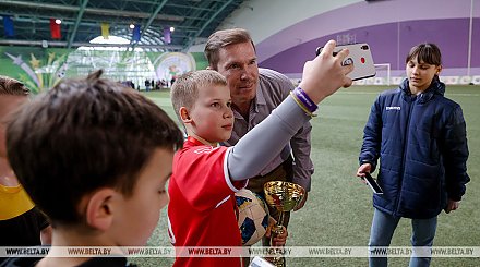 Отборочные этапы футбольных соревнований "Кожаный мяч" проходят в Беларуси