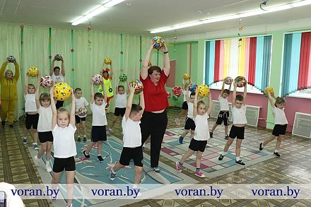 Воспитанники яслей-сада №2 г.п. Вороново присоединились к республиканской Неделе здоровья