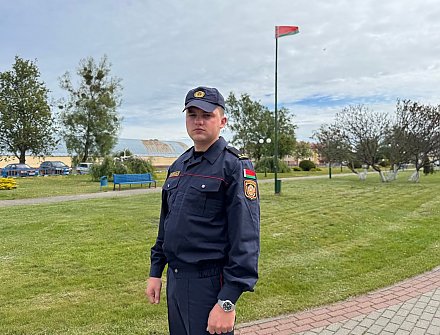 В Вороновском районе участковый инспектор милиции в свободное от службы время задержал подозреваемого в краже