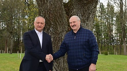 Неформальная встреча Александр Лукашенко с Игорем Додоном: поговорили по душам, обсудили санкции, политику и не только