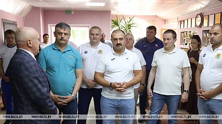 Второй день фестиваля "Вытокi" в Борисове стартовал с посещения спортобъектов города