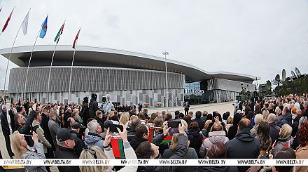 "Новая страница летописи суверенной Беларуси". Александр Лукашенко на открытии Международного выставочного центра