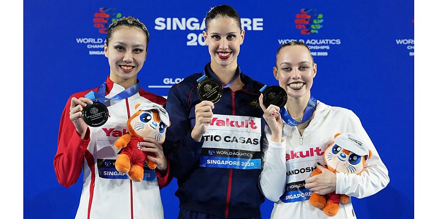 Хондошко завоевала вторую медаль ЧМ по водным видам спорта в Сингапуре