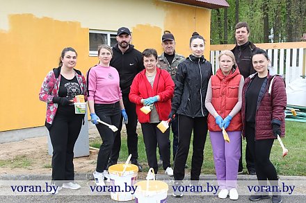 Городской стадион Вороново преображается