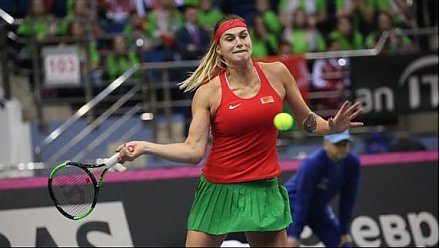 Белорусские теннисистки вышли вперед в матче Кубка Федерации с командой Германии