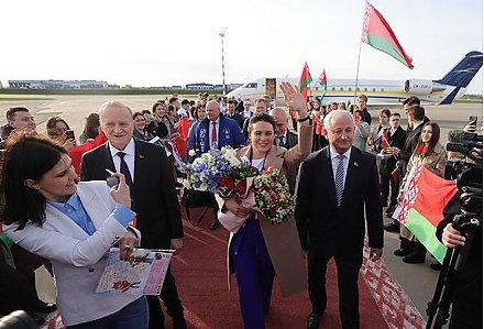 Марина Василевская: полет в космос посвящаю нашему народу, нашей Беларуси