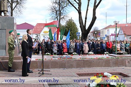 Мы Победою сильны! Праздничный митинг, посвященный Дню Победы в Великой Отечественной войне прошел в Вороново (ВИДЕО)