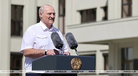 Лукашенко на митинге: вы приехали сюда, чтобы впервые за четверть века мы смогли защитить свою страну