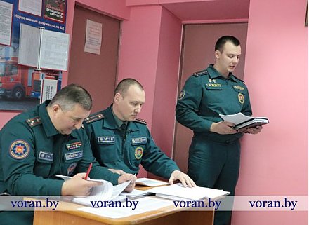 Итоги работы в 2016 году подвели в Вороновском РОЧС