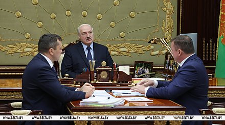 "Есть и недостатки, и положительные факты" - Александр Лукашенко принял с докладом руководителя "Белгоспищепрома"