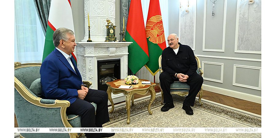 Александр Лукашенко и Мирзиёев провели встречу накануне официальных переговоров