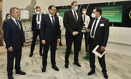 ФОТОФАКТ: председатель Гродненского облисполкома Владимир Караник и министр энергетики Республики Беларусь Виктор Каранкевич посетили филиал РУП «Гродноэнерго»